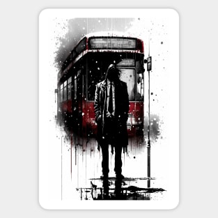 Bus Stop for Apparitions Sticker